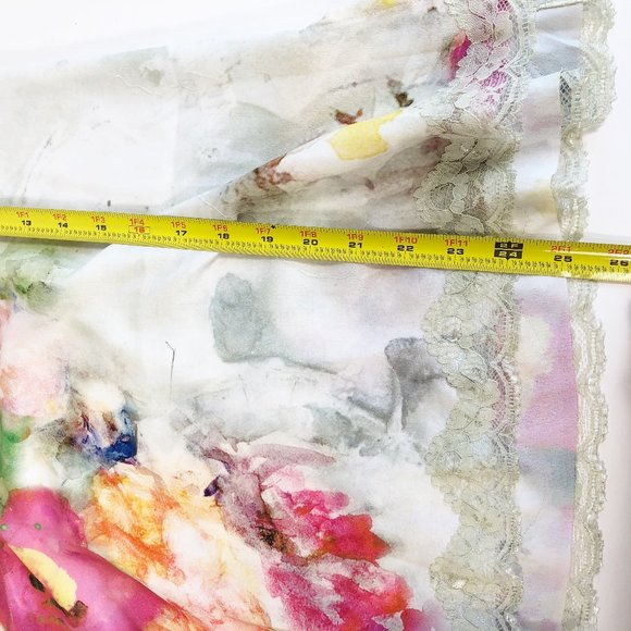 Aratta Watercolor Floral Lace Trimmed Camisole M - Picture 8 of 11
